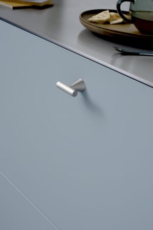 Gałka meblowa T-Bar Delta 23,5 Metalowa Srebrna