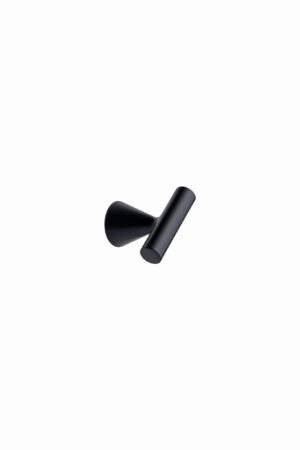 Gałka meblowa T-Bar Delta 23,5 Metalowa Czarna Matowa