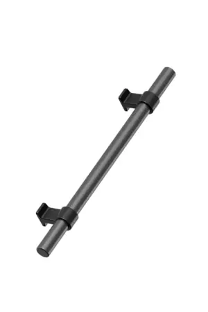 Uchwyt meblowy podłużny Bond 2×544 Aluminiowy Czarny Matowy z Gun-metal