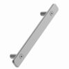 Uchwyt meblowy podłużny Tool 128 Metalowy Srebrny