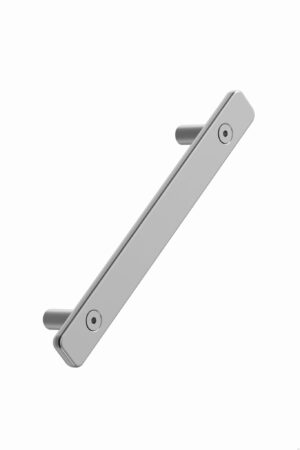 Uchwyt meblowy podłużny Tool 128 Metalowy Srebrny