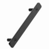 Uchwyt meblowy podłużny Tool 128 Metalowy Czarny Matowy