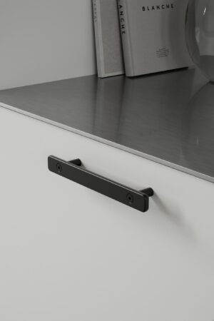 Uchwyt meblowy podłużny Tool 128 Metalowy Czarny Matowy