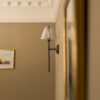 Cotswold kinkiet ścienny z ryflowanym szkłem – Brąz