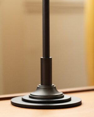 Cotswold mała lampa stołowa z delikatną porcelaną – Brąz