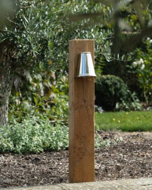 Southwark lampa masztowa – Polerowany nikiel