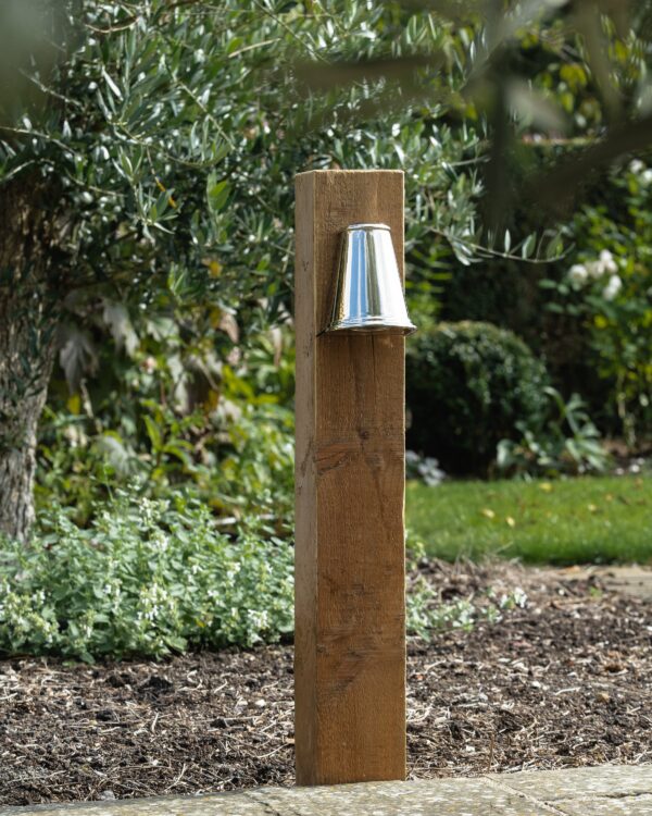 Southwark lampa masztowa – Polerowany nikiel