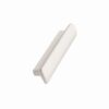 Uchwyt meblowy podłużny Vanilla 96 Ceramiczny Biały