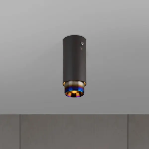 Lampa sufitowa punktowa Exhaust Linear z Paloną ą – Niebieski