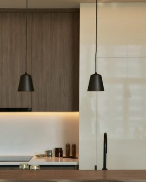 Richmond średnia lampa wisząca – Brąz