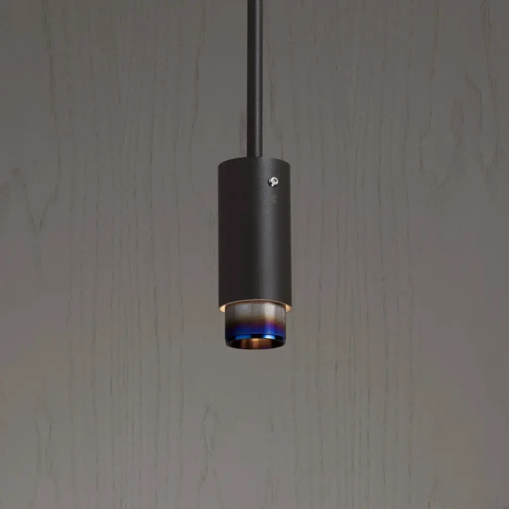 Lampa wisząca punktowa Exhaust Linear z em – Czarny