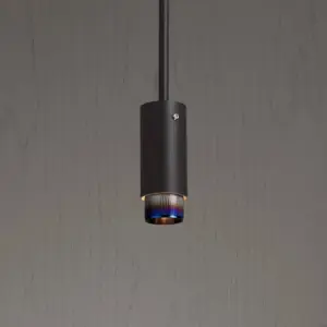 Lampa wisząca punktowa Exhaust Linear z em – Czarny