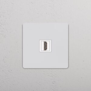 Grove Gniazdo HDMI w pojedynczej ramce – Do malowania, Biały