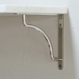 Kilburn wspornik do półki 150 mm – Polerowany nikiel
