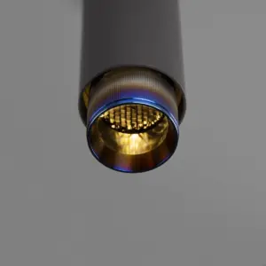 Lampa wisząca punktowa Exhaust Linear z em – Czarny