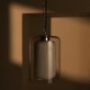 Windsor średnia lampa wisząca z opalowym szkłem – Polerowany nikiel