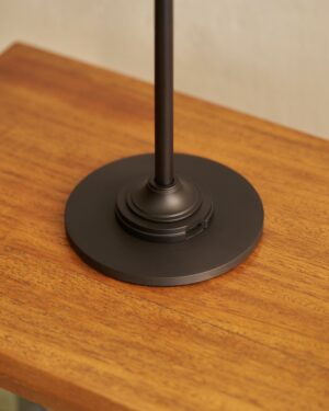 Cotswold lampa stołowa z delikatną porcelaną z możliwością ładowania – Brąz