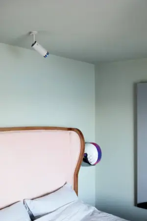 Lampa regulowana punktowa Exhaust Linear Szara z Paloną ą – Niebieski