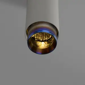 Lampa wisząca punktowa Exhaust Linear Szara z Paloną ą – Niebieski