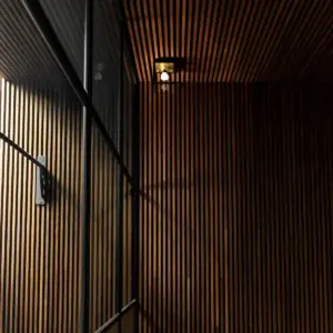 Lampa sufitowa Caged Wet S – Złoty