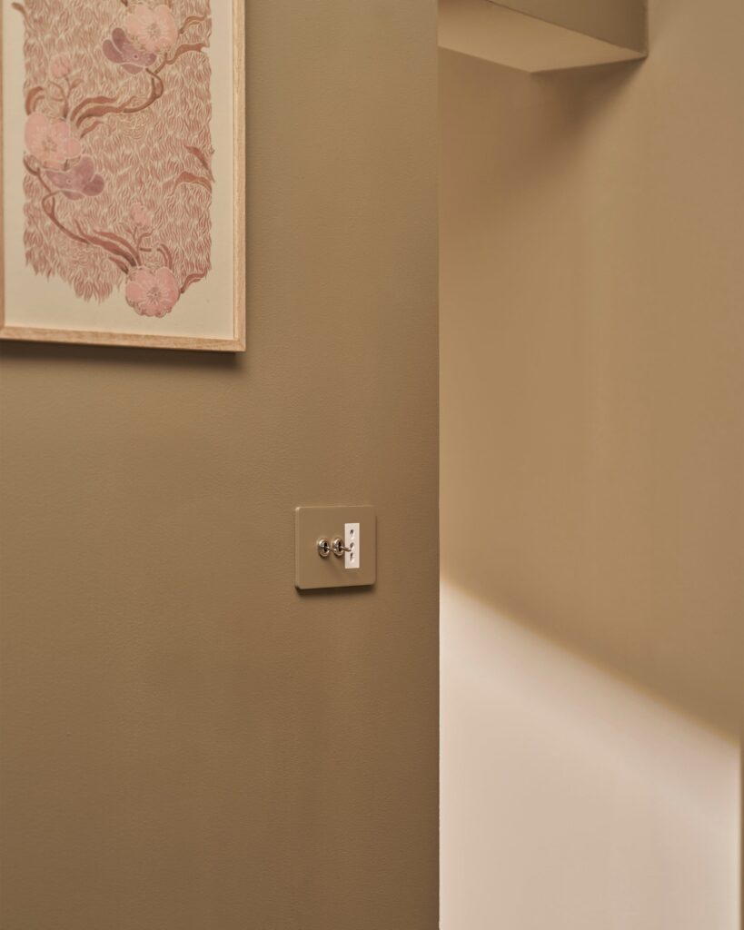 Grove 3-Module 2x Toggle Switch & Bipasso Socket – Paintable Polished Nickel, Biały