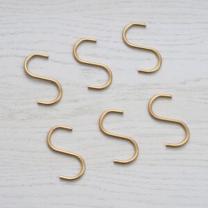 Haczyk S do półki Hanger (zestaw 6 szt.) – Złoty