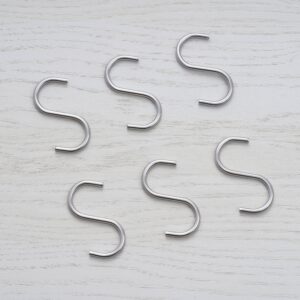 Haczyk S do półki Hanger (zestaw 6 szt.) – Srebrny