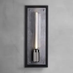 Lampa ścienna Caged Wet L – Srebrny