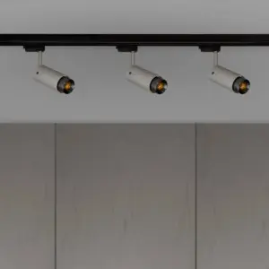 Lampa szynowa punktowa Exhaust Linear Szara z em – Szary