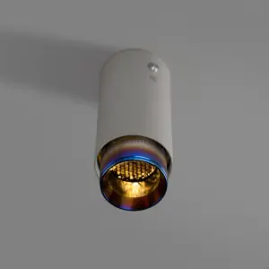 Lampa sufitowa punktowa Exhaust Linear Szara z Paloną ą – Niebieski
