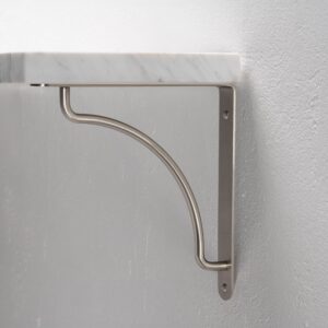Kilburn wspornik do półki 200 mm – Satynowy nikiel