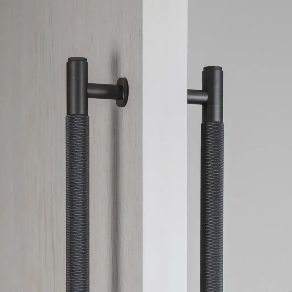 Uchwyt meblowy podłużny dwustronny Pull Bar Cross 724 – Czarny