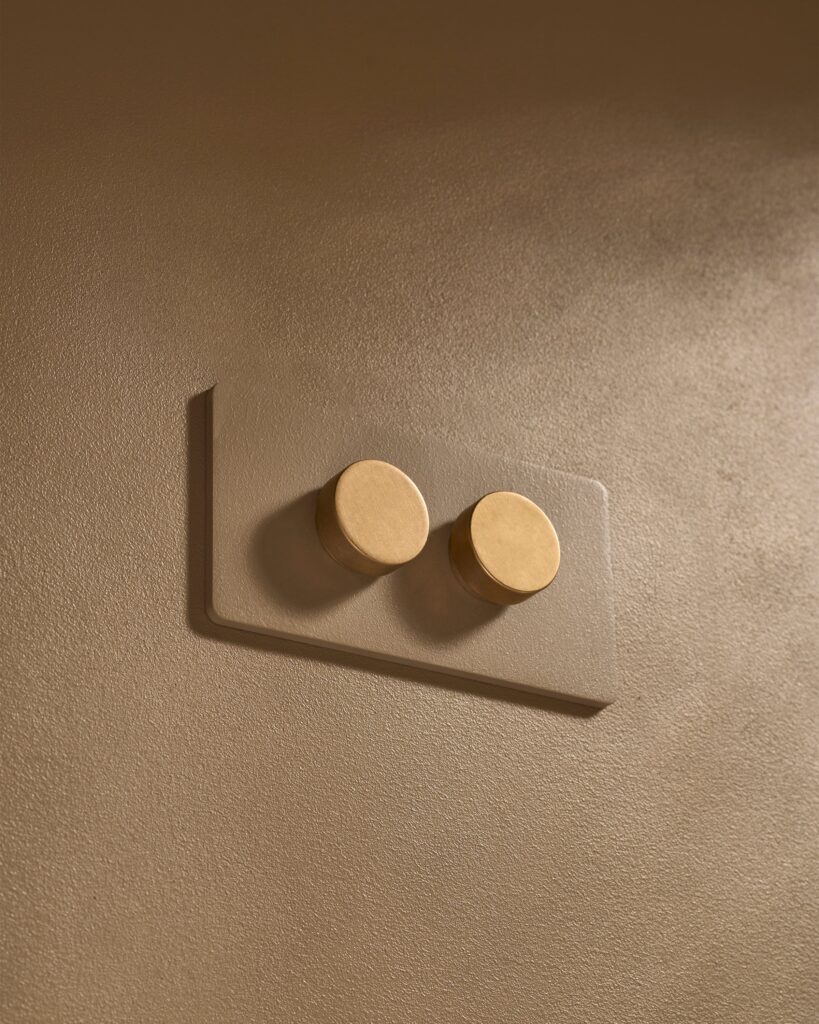 Grove 4-Module 2x Dimmer Switch – Paintable Antique Brass
