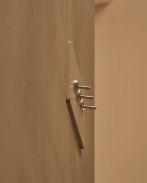 Grove 3-Module 3x Toggle Switch – Paintable Polished Nickel