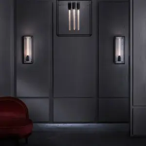 Lampa ścienna Caged Cross L – Biały