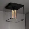 Lampa sufitowa Caged Cross 4.0 Marmur – Czarny