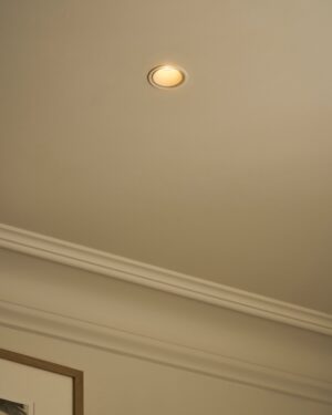 Buxton ognioodporna stała oprawa oświetleniowa typu downlight 35 mm – Do malowania