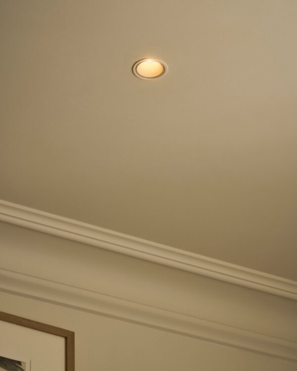 Buxton ognioodporna stała oprawa oświetleniowa typu downlight 35 mm – Do malowania