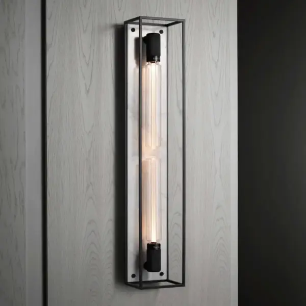 Lampa ścienna Caged Cross XL – Biały