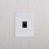 Grove Gniazdo RJ45 w pojedynczej ramce – Do malowania, Czarny
