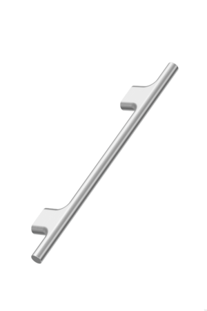 Uchwyt meblowy podłużny Koupe 128 Aluminiowy Srebrny