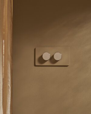 Grove 4-Module 2x Dimmer Switch – Paintable Polished Nickel