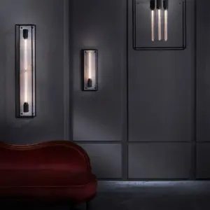 Lampa ścienna Caged Cross L – Biały