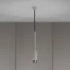 Lampa wisząca punktowa Exhaust Linear Szara ze m – Szary