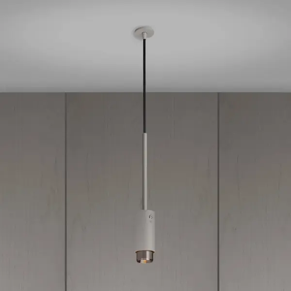 Lampa wisząca punktowa Exhaust Linear Szara ze m – Szary