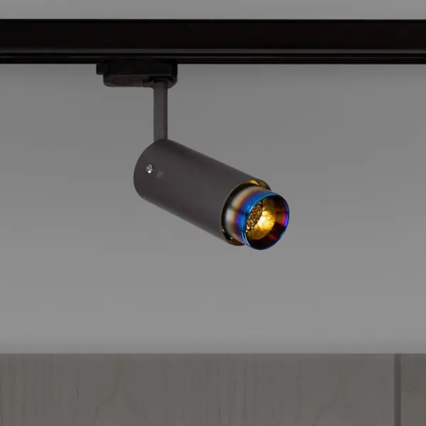 Lampa szynowa punktowa Exhaust Linear z Paloną ą – Niebieski