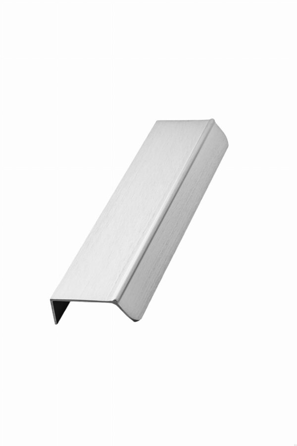 Uchwyt meblowy krawędziowy Accent 160 Aluminiowy Srebrny