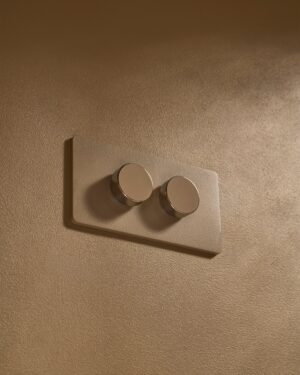Grove 4-Module 2x Multiway Dimmer Switch – Paintable Polished Nickel