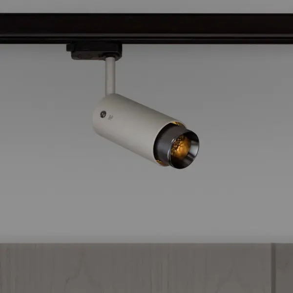 Lampa szynowa punktowa Exhaust Linear Szara z em – Szary