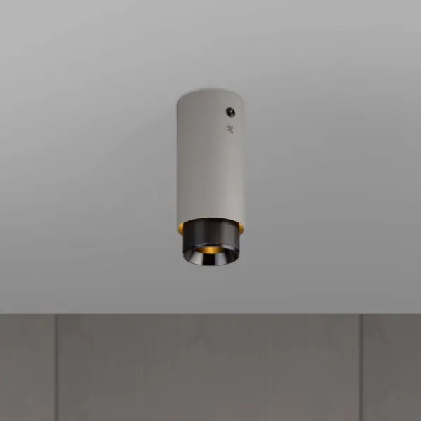 Lampa sufitowa punktowa Exhaust Linear Szara z em – Szary